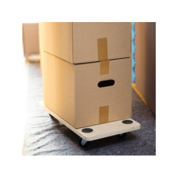Support roulant pour déménager. MDF