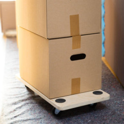 Support roulant pour déménager. MDF