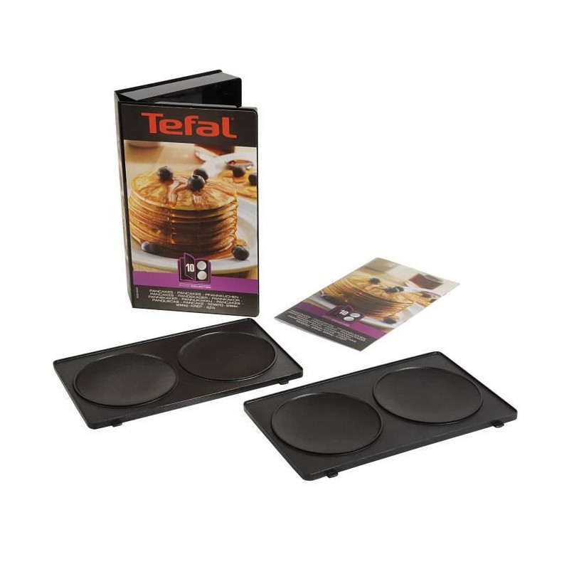 Coffret 2 plaques pancakes + Livre de recettes - TEFAL - XA8010