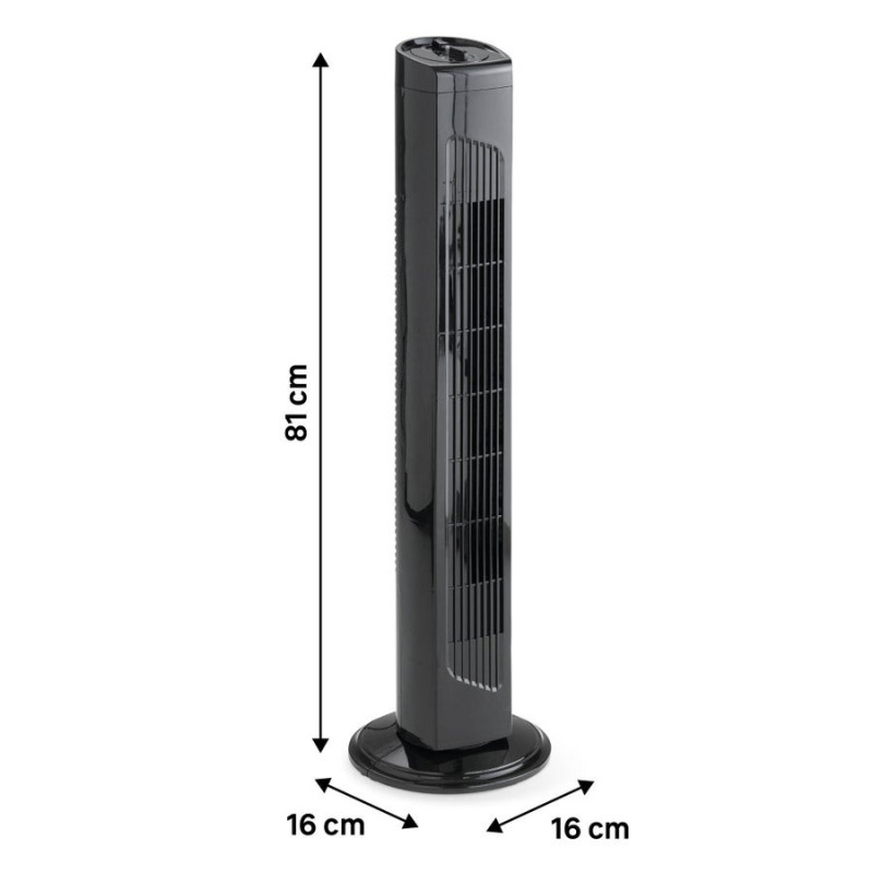Colonne d'air tower 2 77 cm 45 w EQUATION noir