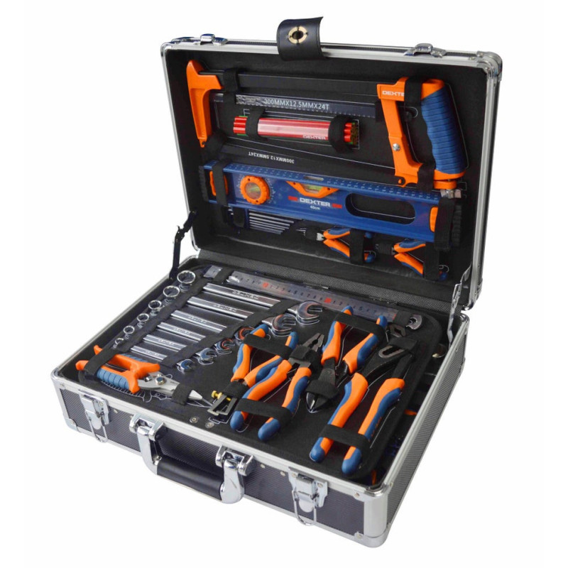 Malette à outils de mécanicien 130 pièces DEXTER