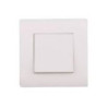 Interrupteur va-et-vient complet Mirage. blanc
