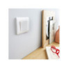 Interrupteur va-et-vient complet Mirage. blanc