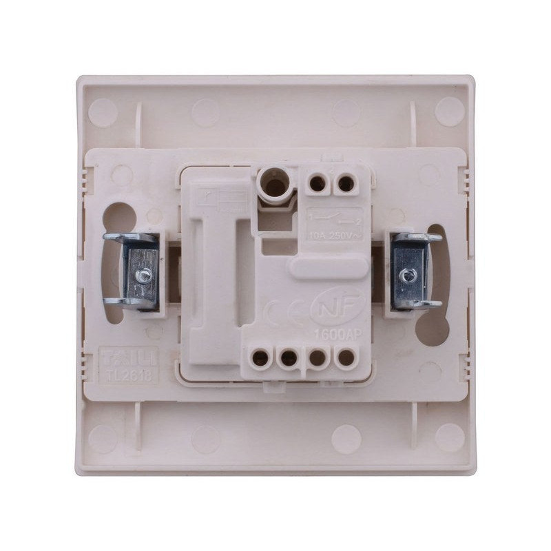 Interrupteur va-et-vient complet Mirage. blanc