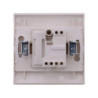 Interrupteur va-et-vient complet Mirage. blanc