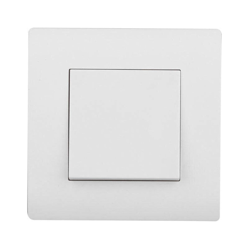 Interrupteur va-et-vient complet Mirage. blanc