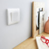 Interrupteur va-et-vient complet Mirage. blanc