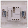 Interrupteur va-et-vient complet Mirage. blanc