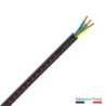 Câble électrique 3G 1.5 mm² U1000R2V. L.50 M noir