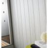 Lambris en pvc bois fin blanc. GROSFILLEX. L.260 x l.37.5 cm x Ep.8 mm