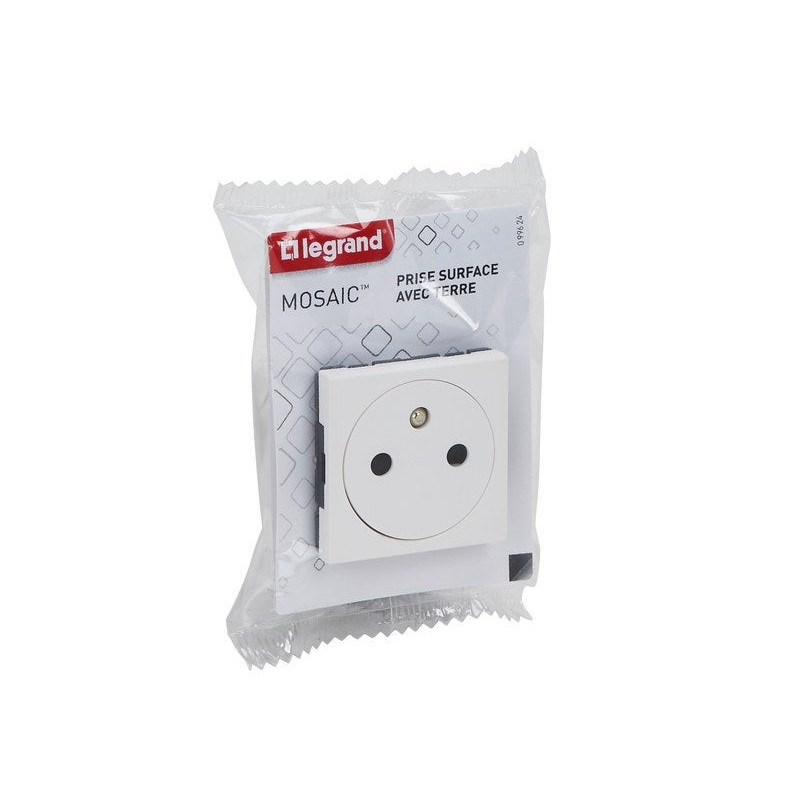 Prise Triple Legrand Mosaic Affleurante (77143L) - Neuve Sans Boîte