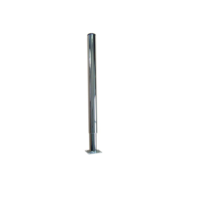 Pied de table chromé. diamètre 6 cm x hauteur réglable de 70 à 110 cm