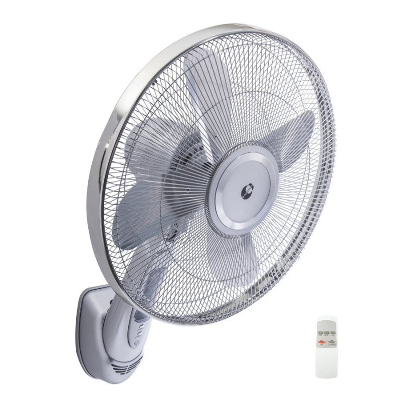 Ventilateur mural. EQUATION. Wally. Diam.40 cm. 55 W gris