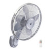 Ventilateur mural. EQUATION. Wally. Diam.40 cm. 55 W gris