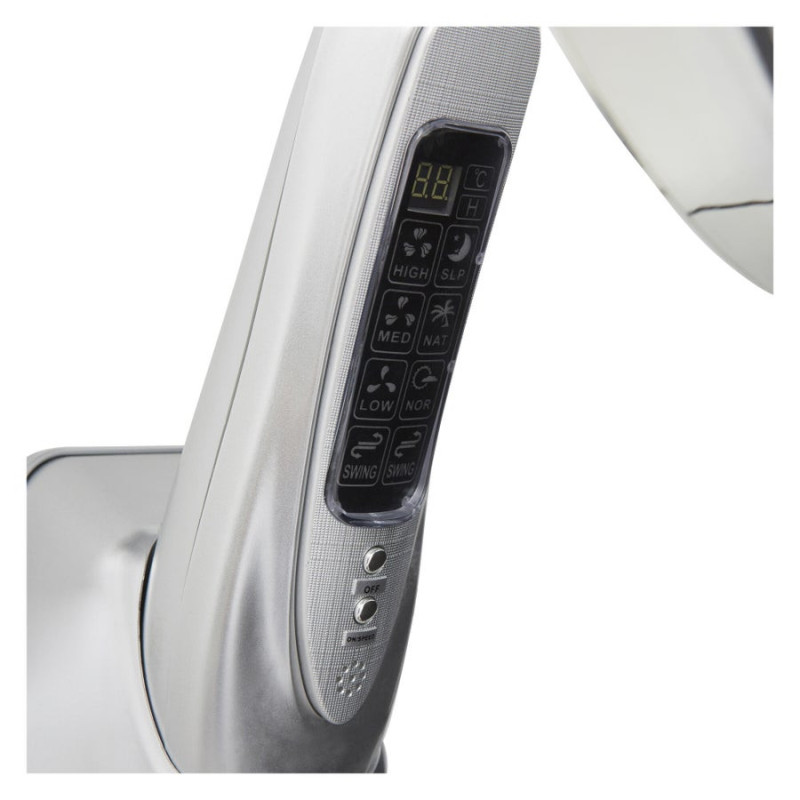 Ventilateur mural. EQUATION. Wally. Diam.40 cm. 55 W gris