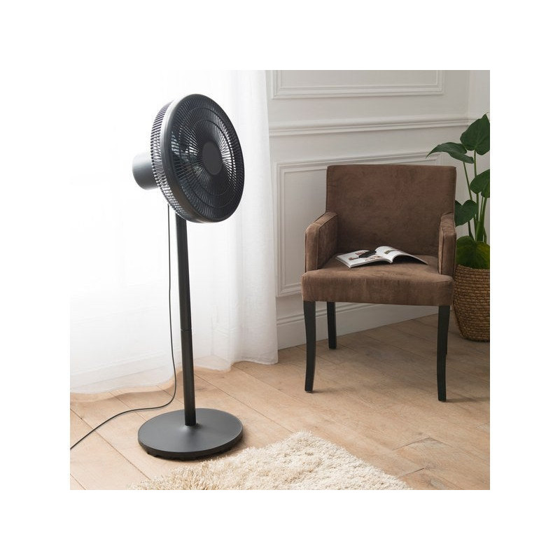Ventilateur sur pied digital. Loft 40 cm. 50W Noir