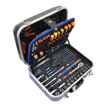 Coffret d'outils de mécanicien 141 pièces. DEXTER