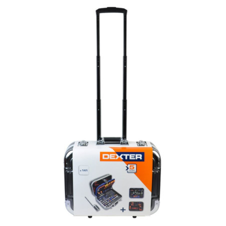 Coffret d'outils de mécanicien 141 pièces. DEXTER