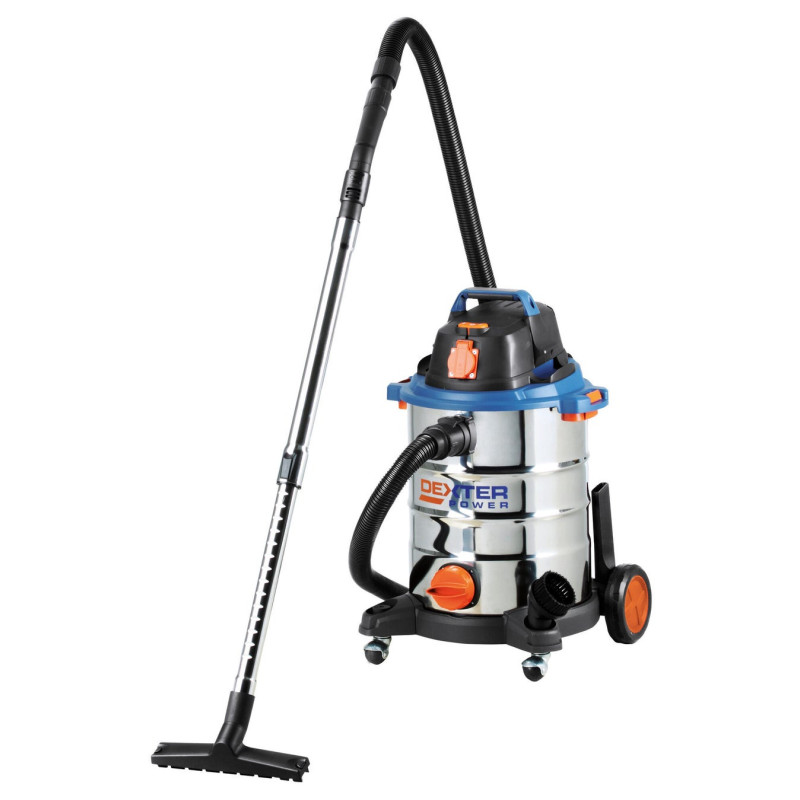 Aspirateur de chantier eau et poussières DEXTER POWER. 17.0 kPa. 30.0 l