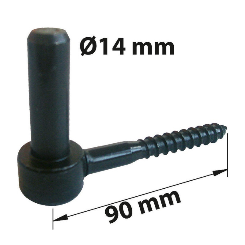 Gond acier prépeint. H.60 x diam. 14 mm