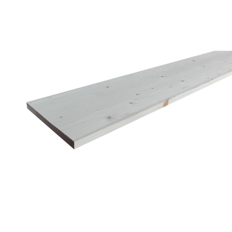 Tablette en sapin rustique. L.120 x l.40 cm x Ep.18 mm