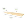 Tablette en sapin rustique. L.120 x l.40 cm x Ep.18 mm