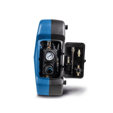 Gonfleur compresseur portatif de loisirs  2 litres Aircase. avec accessoiresv SCHEPPACH