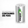 Lot De 2 Piles Rechargeable Lr20 D. 2500 Mah. Energizer