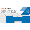Kit d'outils mur lisse ou plafond 180mm. DEXTER