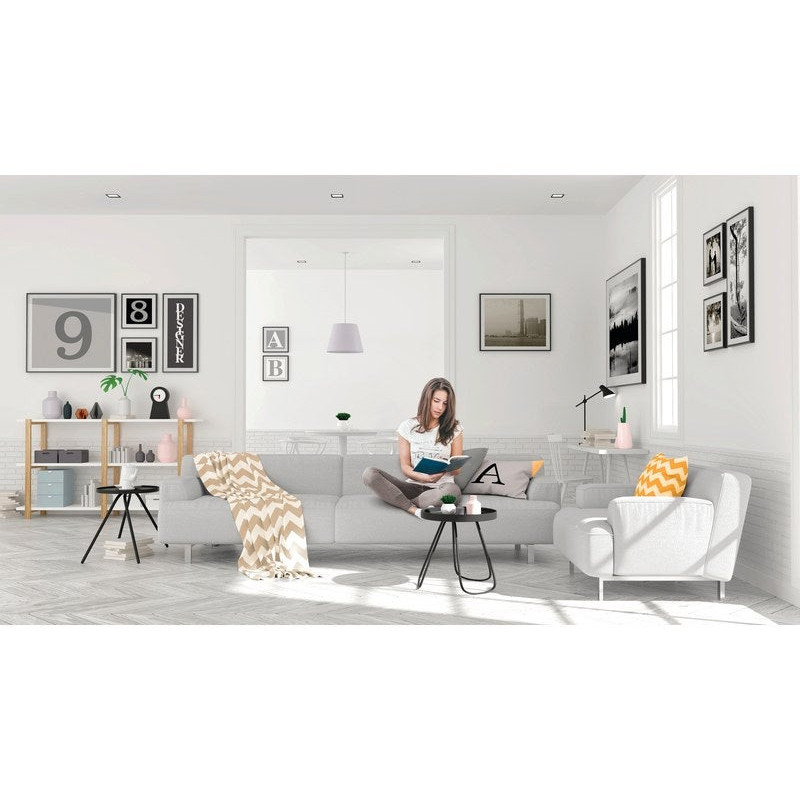 Peinture mur. plafond et boiserie couvrante. LUXENS. 5 L blanc mat