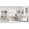 Peinture mur. plafond et boiserie couvrante. LUXENS. 5 L blanc mat