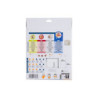 Lot de 5 feuilles abrasives DEXTER pour multiponceuse. grain 220