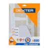 Lot de 5 feuilles abrasives DEXTER pour multiponceuse. grain 220