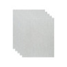 Lot de 5 feuilles abrasives DEXTER. 230 x 280 mm. grain 120