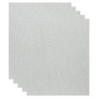 Lot de 5 feuilles abrasives DEXTER. 230 x 280 mm. grain 120