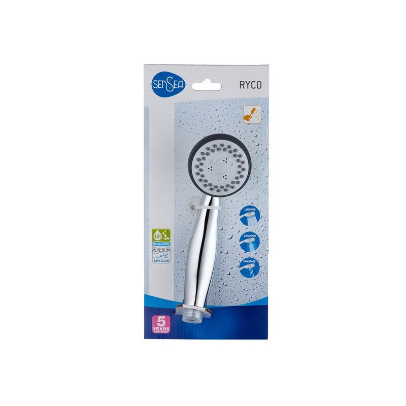 Pommeau de douche. SENSEA Ryco chrome