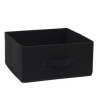 PANIER DE RANGEMENT KUB NOIR INTISSE L31XP31XH15