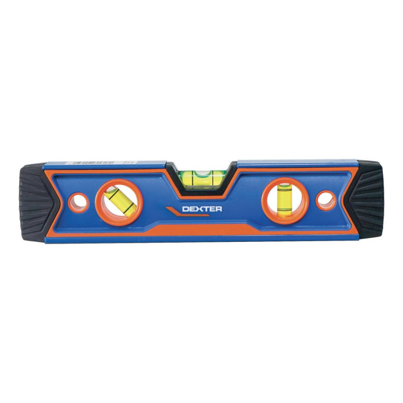 Niveau 3 fioles. DEXTER. L.20 cm