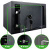 Coffre-fort à clé STANDERS Sft-20kbl2 H. 20 x l. 31 x P. 20 cm