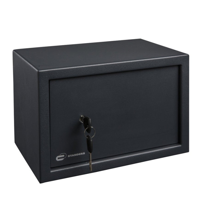 Coffre-fort à clé STANDERS Sft-20kbl2 H. 20 x l. 31 x P. 20 cm