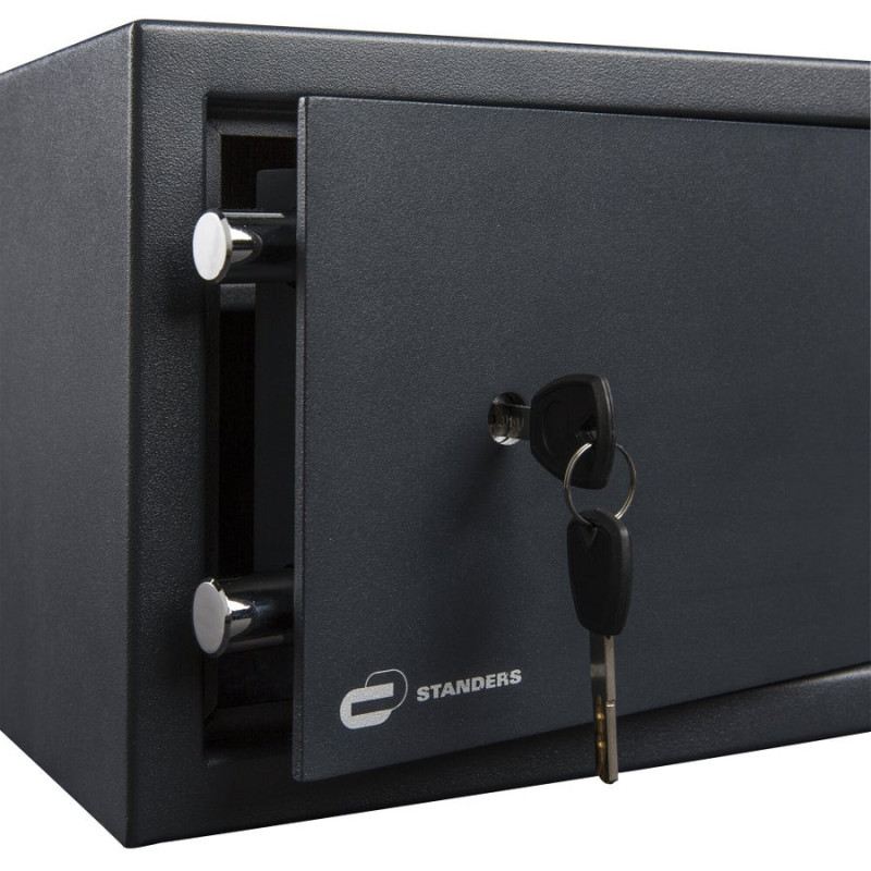 Coffre-fort à clé STANDERS Sft-20kbl2 H. 20 x l. 31 x P. 20 cm