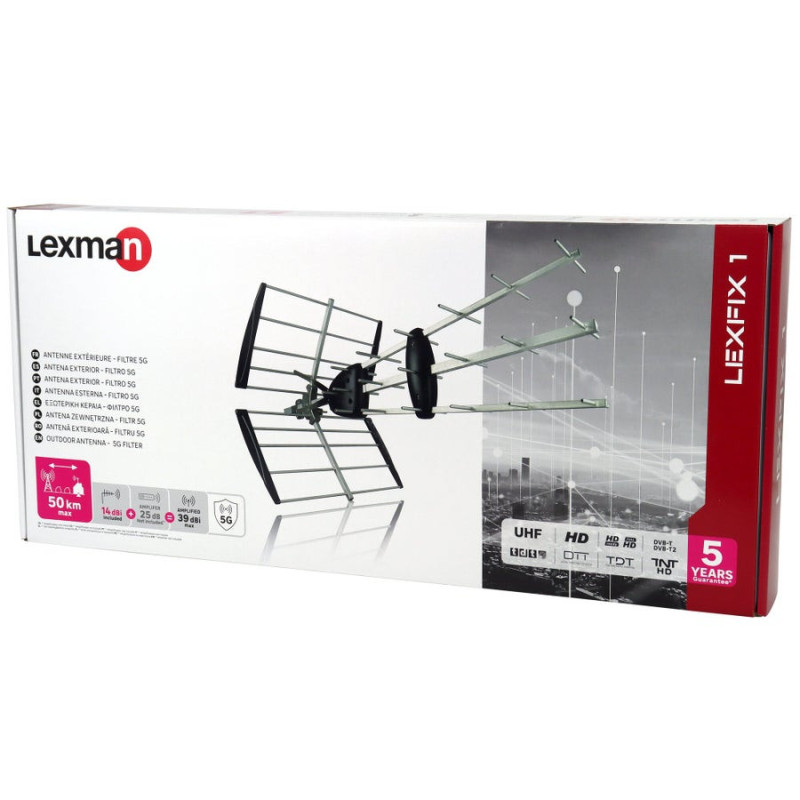Antenne extérieure passive 4G/5G, réception difficile, LEXMAN — free download
