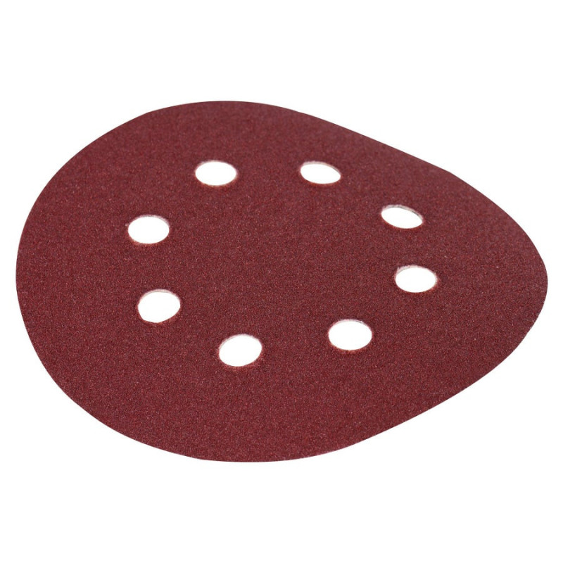 Lot de 5 disques abrasifs. DEXTER. l.125.0 x L.125.0 mm grain 120