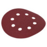 Lot de 5 disques abrasifs. DEXTER. l.125.0 x L.125.0 mm grain 120