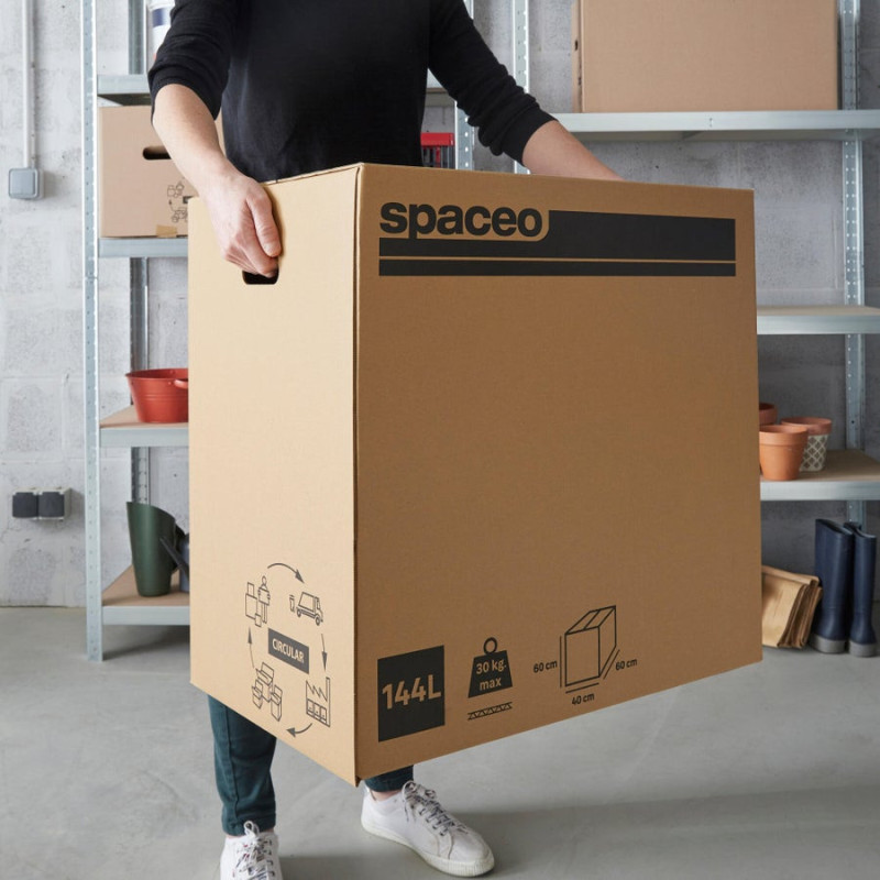 Carton ondulé 144 l. l.60 cm x H.60 cm x p.40 cm