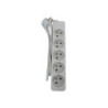 Multiprise filaire. 5 prises blanc. 1M