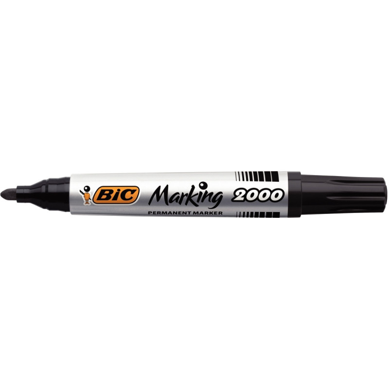 Marqueur permanent 2000 pointe ogive 1,7mm noir - BIC