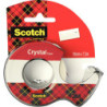 Rouleau adhésif Scotch Cristal 19mmx7,5m + dévidoir - SCOTCH