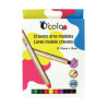 Pochette de 12 crayons de couleur gros modules 8mm - O'COLOR