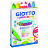 Pochette de 6 feutres à colorier lavable Turbo Giant Fluo - GIOTTO